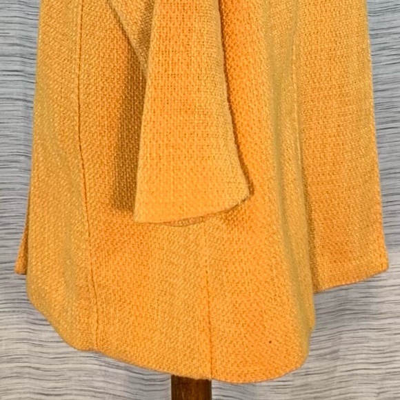 Chico's Mustard Twill Light Coat. - Picture 11 of 16